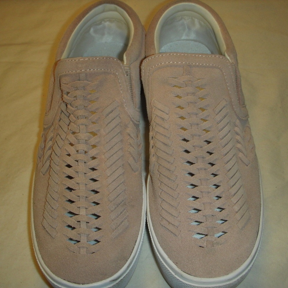 Marc Fisher Dexie Woven Suede Slip-On Sneaker SZ 8